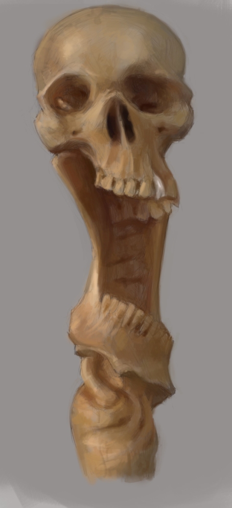 Wooden Skull