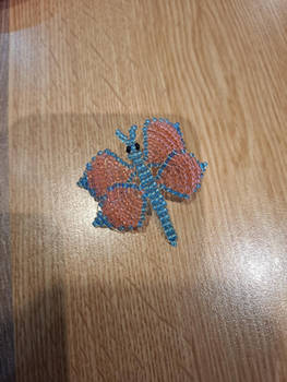 Pink-blue butterfly (Art Trade)