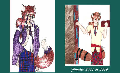 Fawkes Old vs New