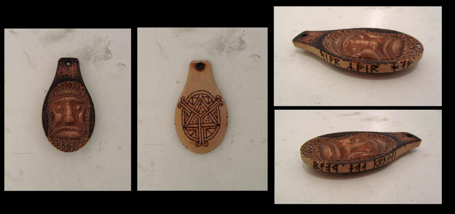 Viking pyrography by wazuka on DeviantArt