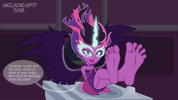 Midnight Sparkle feet by Metalhead97