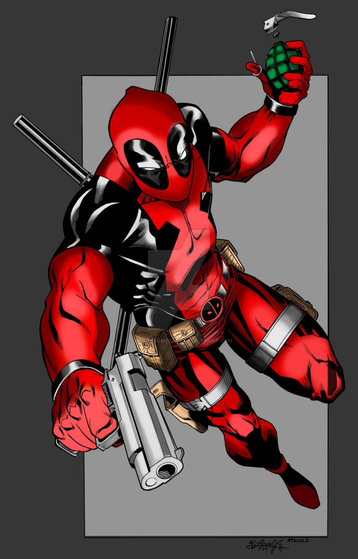 Deadpool Colors by LarsonJamesART on DeviantArt