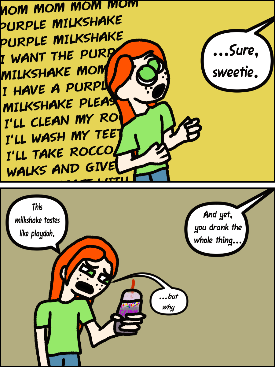 Chris has a Grimace Milkshake (Meme) by J3r3my7 on DeviantArt