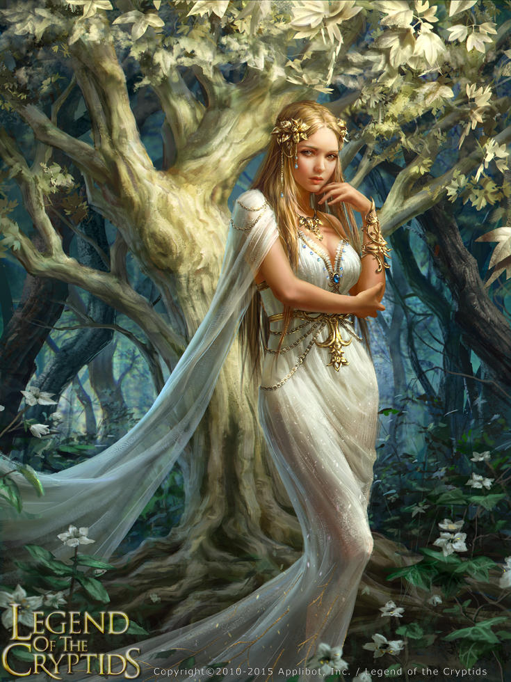 Blonde goddess. Legend of the cryptids принцессы. Лесные нимфы в славянской мифологии.