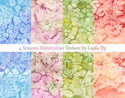 4 Seasons Watercolour Texture Pack