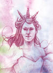 Mermaid Queen ACEO - Mermay 2019 by LualaDy