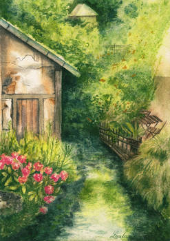 Somewhere In France (painted version)