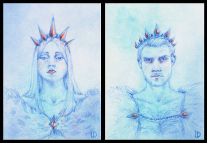 Winter Court ACEO