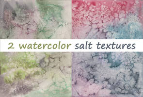 2 watercolor salt textures