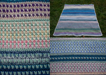 Winter blanket for our sofa(crochet)
