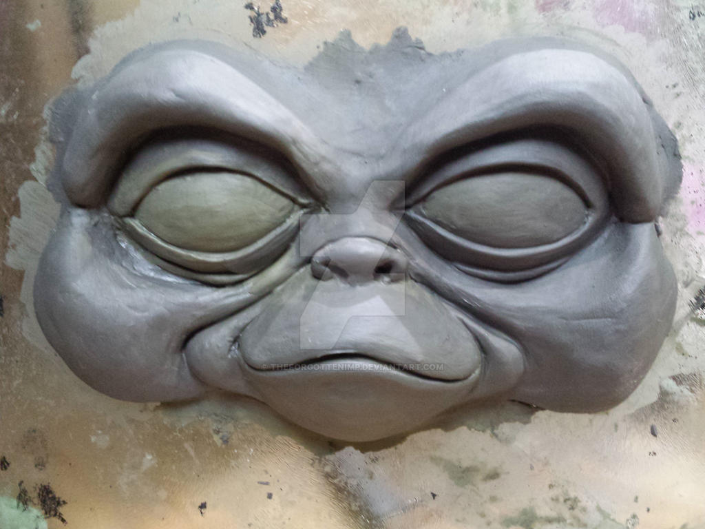 Gremlins and Gizmo Project: WIP Gizmo face sculpt