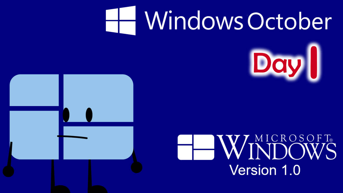Windows October Day 1: Windows 1.0 by IvanJuniorStudios on DeviantArt