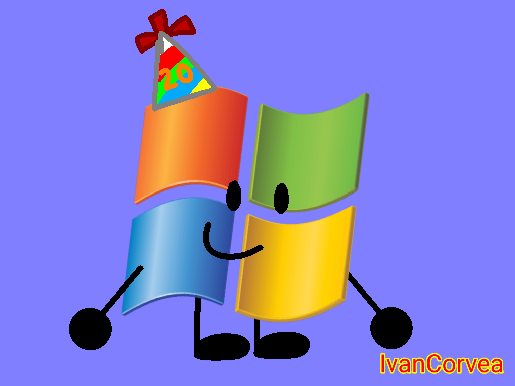 Happy 20th Anniversary, Windows XP! by IvanJuniorStudios on DeviantArt