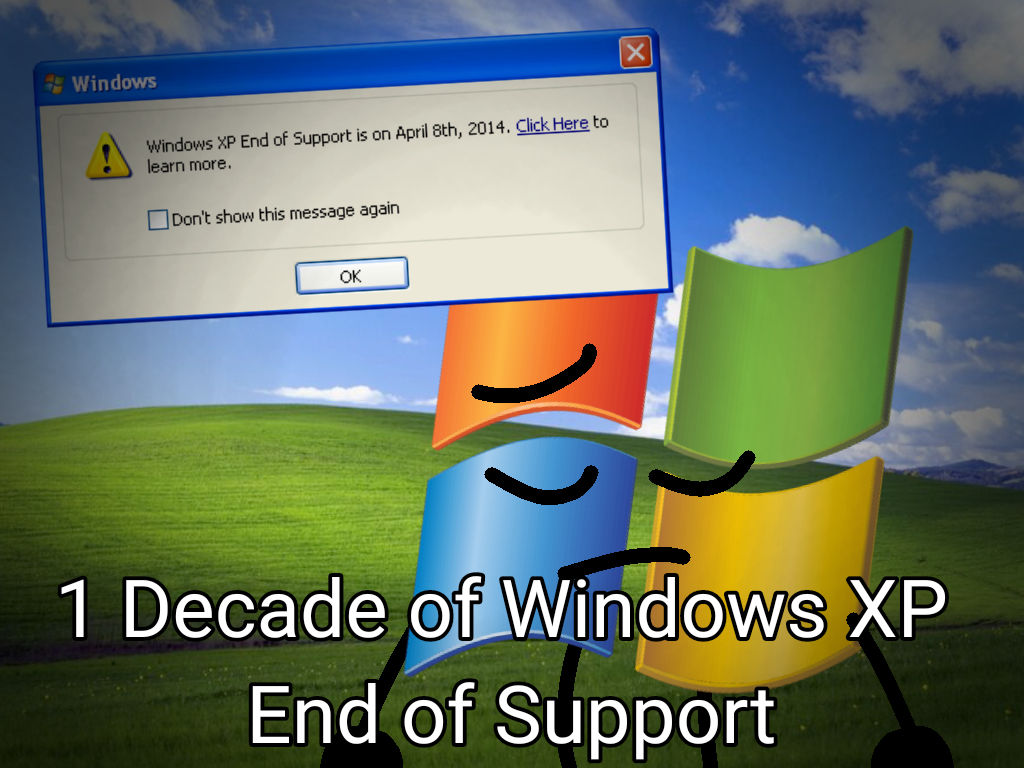 1 Decade of Windows XP End of Support by IvanJuniorStudios on DeviantArt