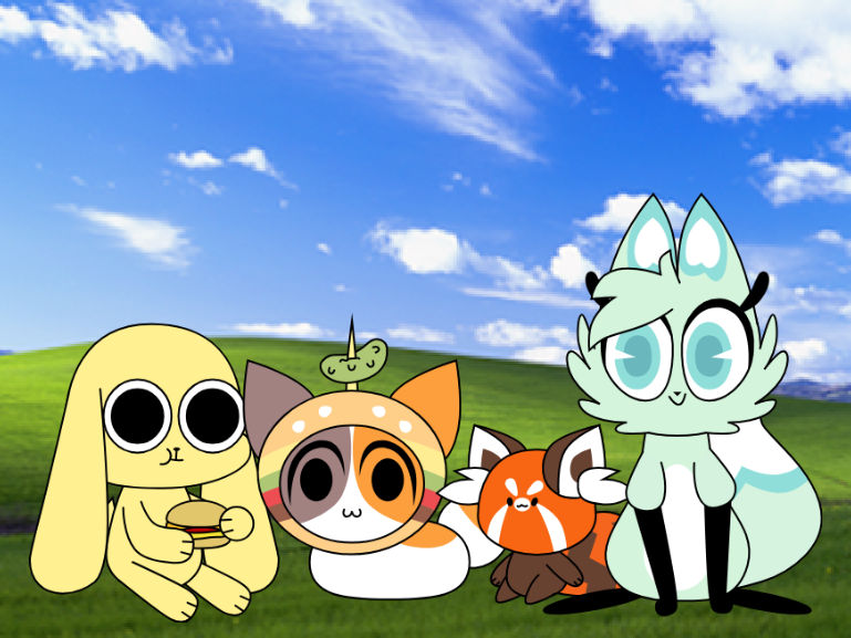 Chikn Nuggit Characters in Windows XP by IvanJuniorStudios on DeviantArt