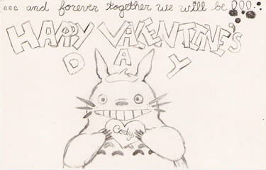 Totoro Valentine Back