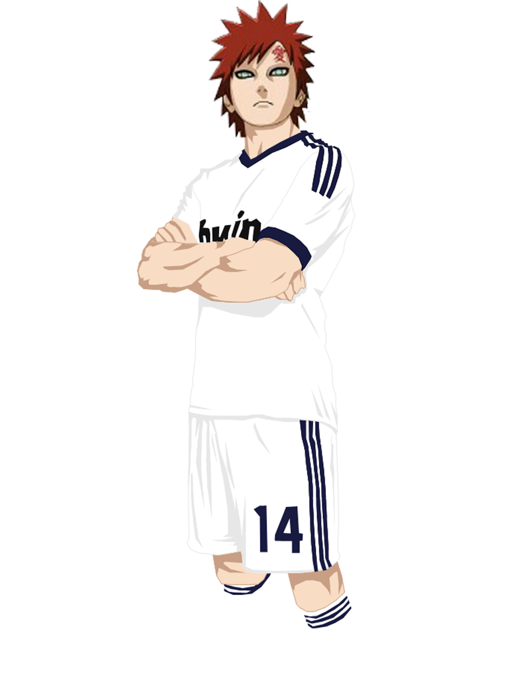 Gaara Real Madrid Render by RendyLJoex on DeviantArt