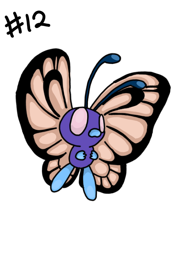 Butterfree Pokemon 12 Generation 1 By Dontbeconcerned On Deviantart