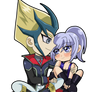 Chibi Kaito and Akiko