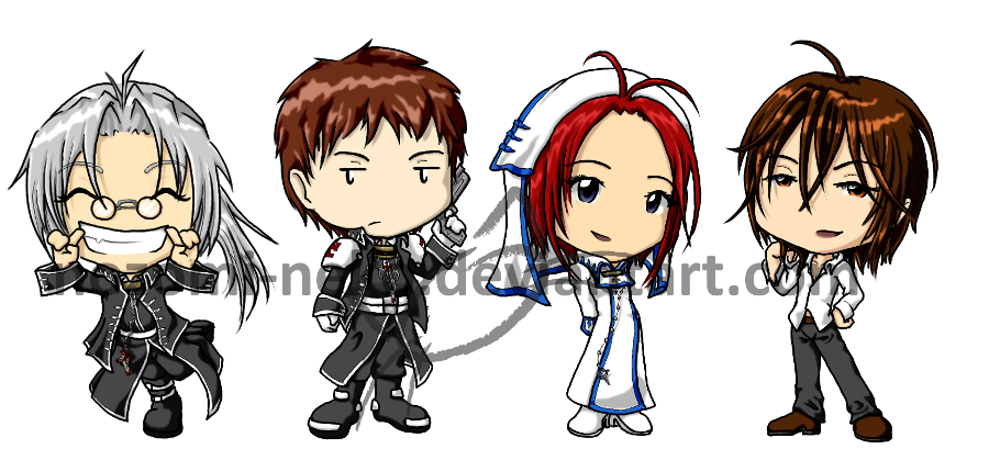 Trinity Blood Chibi Set