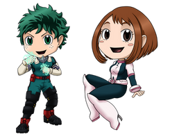 BNHA::Deku and Uravity