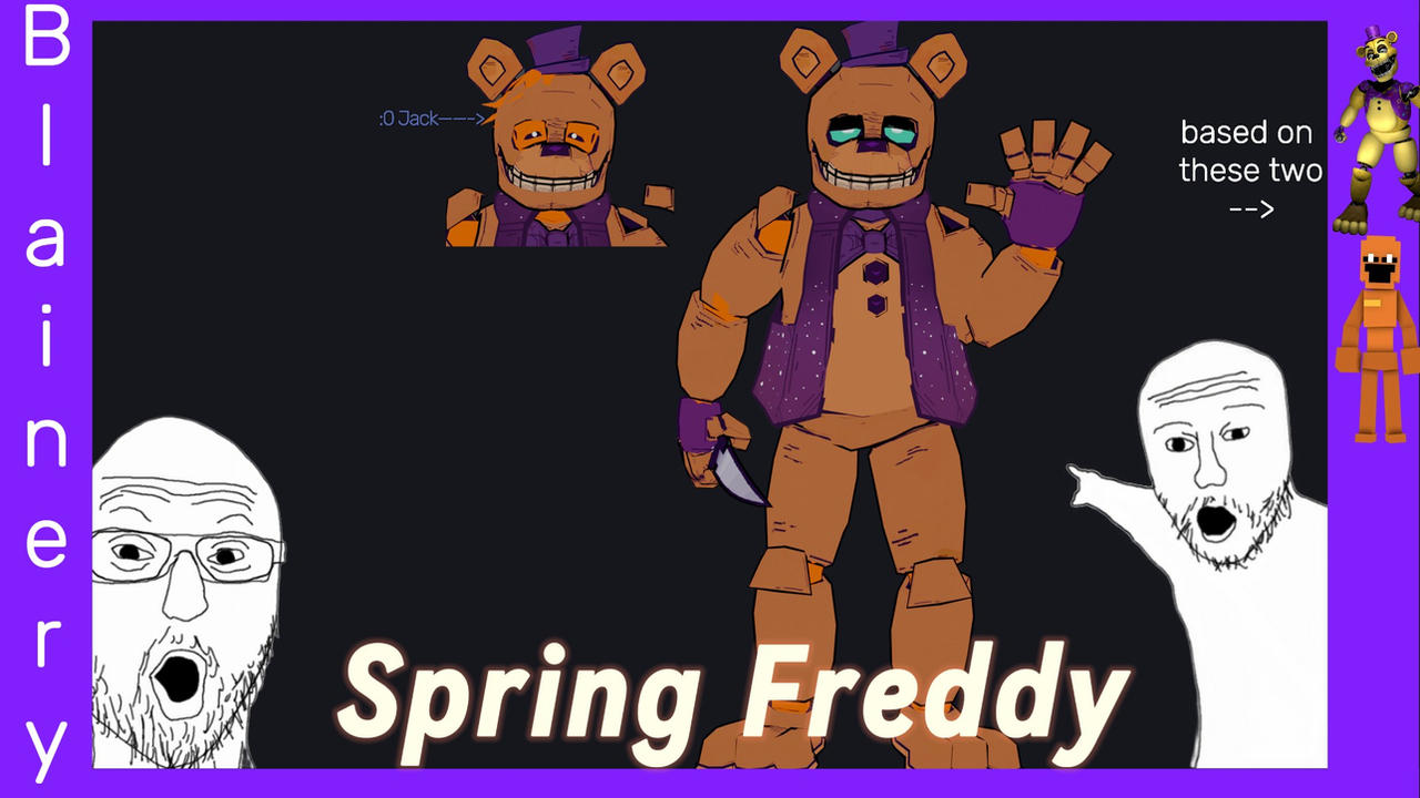 retro Spring Freddy release by blainery on DeviantArt