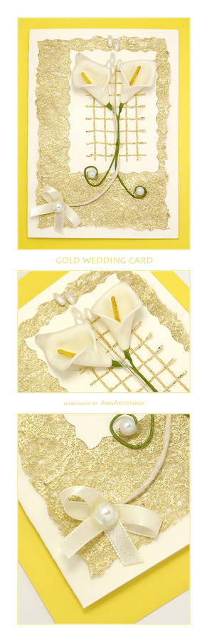 Gold Wedding Card '1