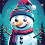 Snowman Spectacle -  Embracing the Chill in Style