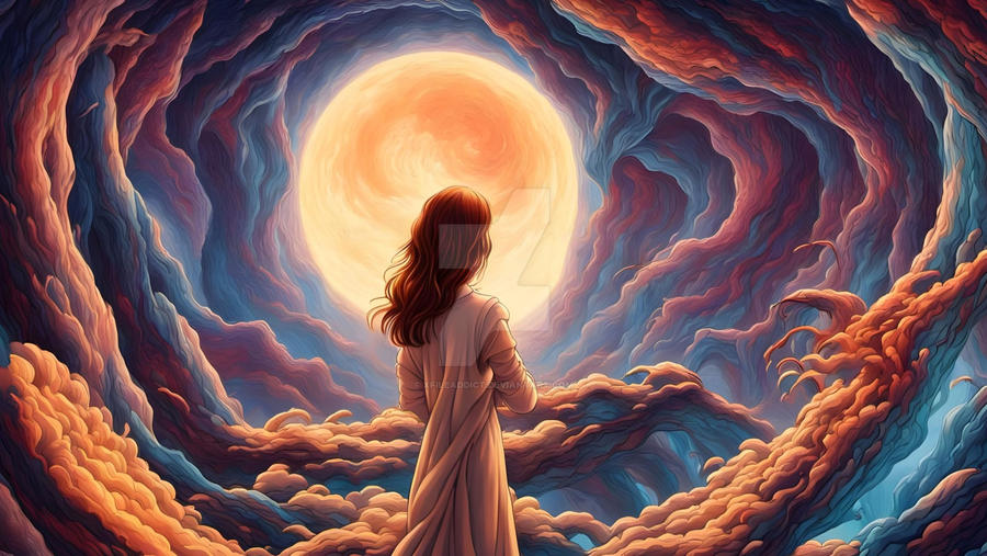 Woman at the Vortex of Creation by xfileaddict on DeviantArt