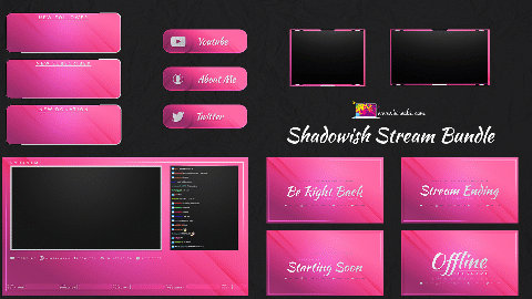 Pink Animated and static stream pack by Kireaki on DeviantArt