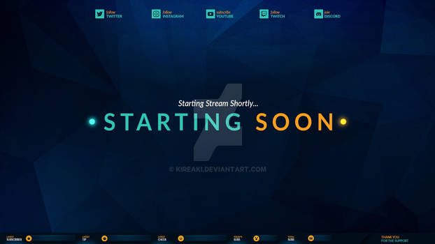 STARTING-SOON STREAM SCENE