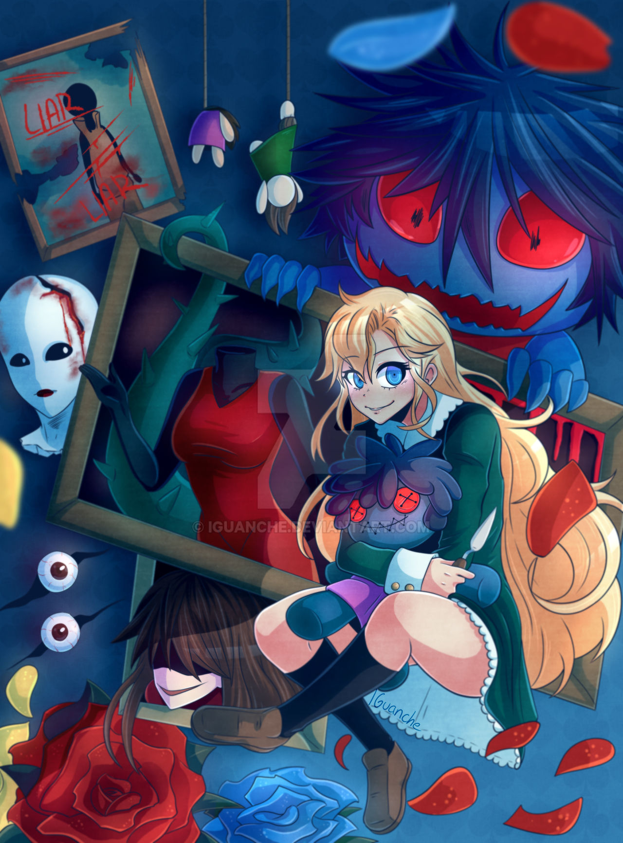 Ib Webcomics Ib fanart by IGuanche on DeviantArt