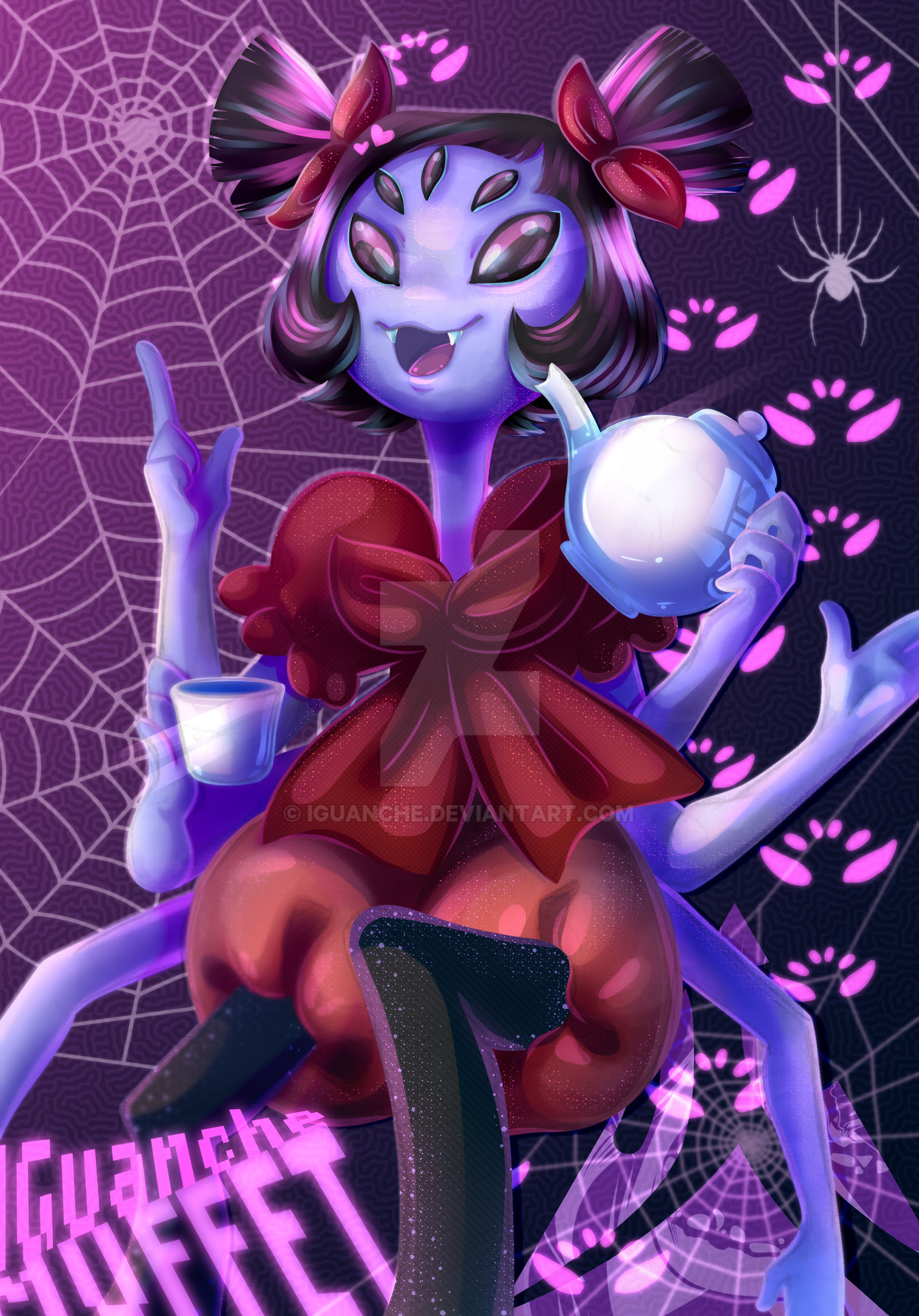 Muffet Raffle Muffet by IGuanche on DeviantArt