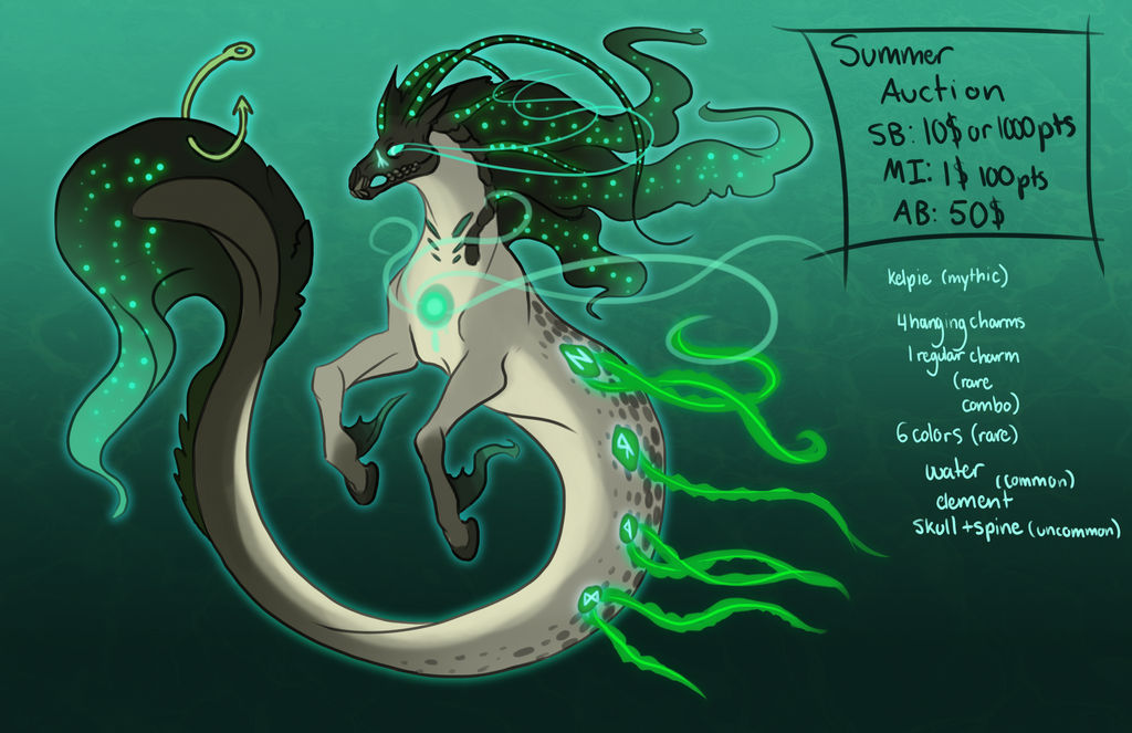 Summer Mythic Adopt: Kelpie Lore ~Auction CLOSED~