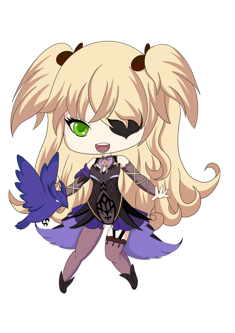 Genshin Impact Fishcl by SpiritArtsStudio on DeviantArt