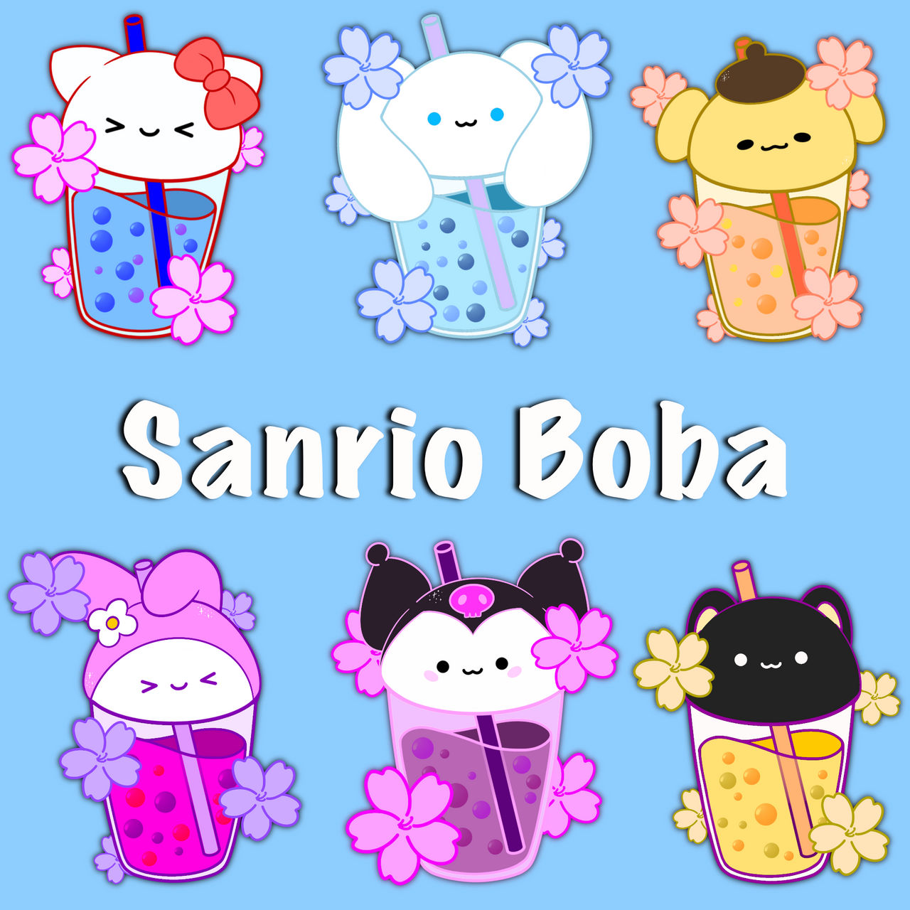 Sanrio Boba Tea Collection By SpiritArtsStudio On DeviantArt sanrio-boba-tea-collection-by-spiritartsstudio-on-deviantart