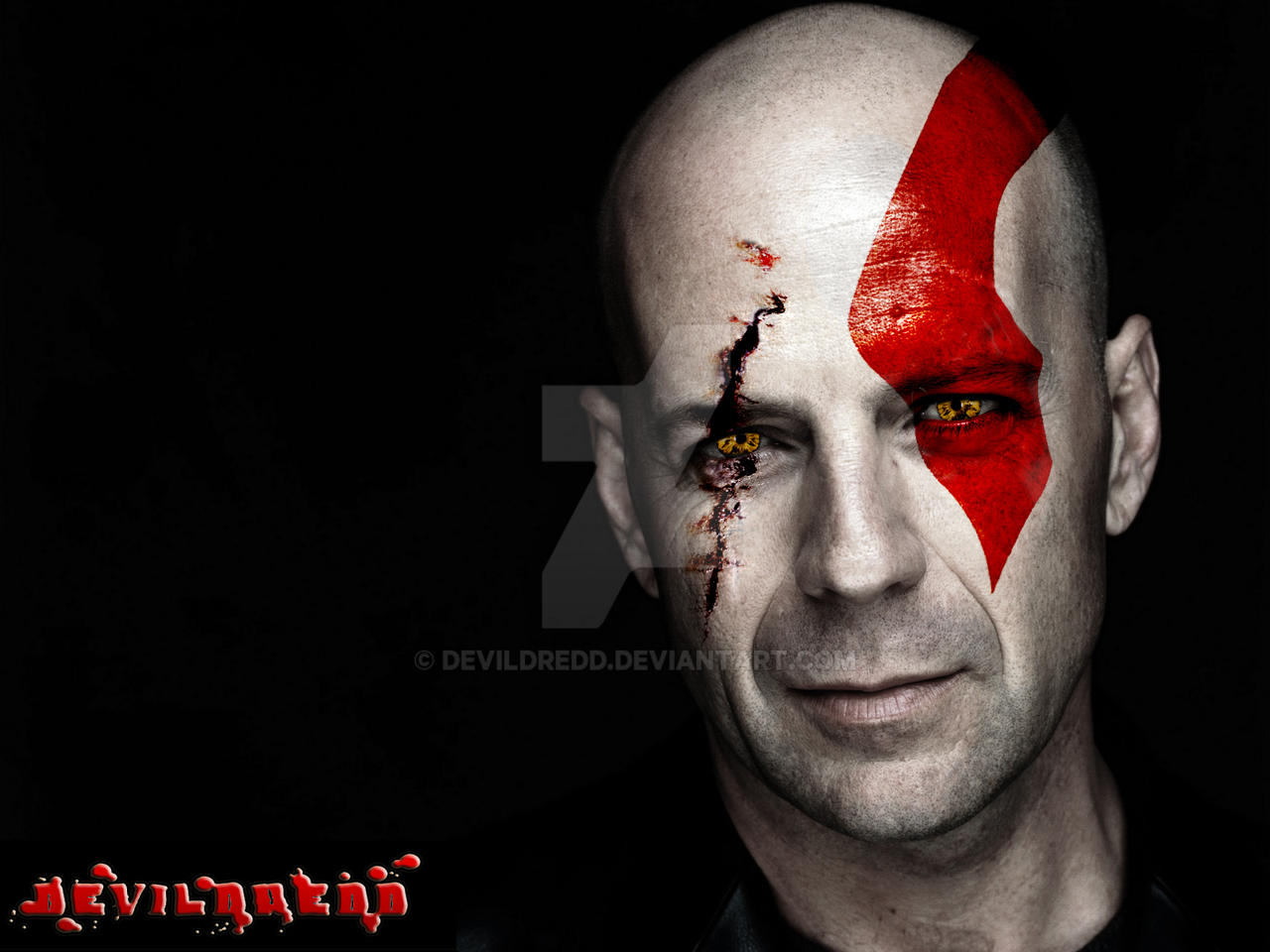 bruce willis as kratos