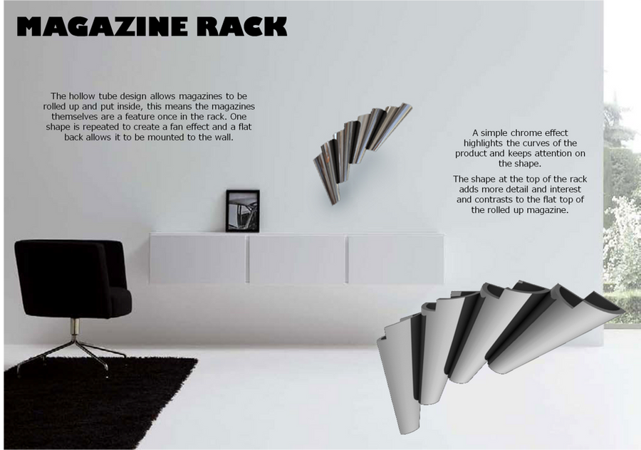 Magazine Rack Design by devilpenguin666 on DeviantArt