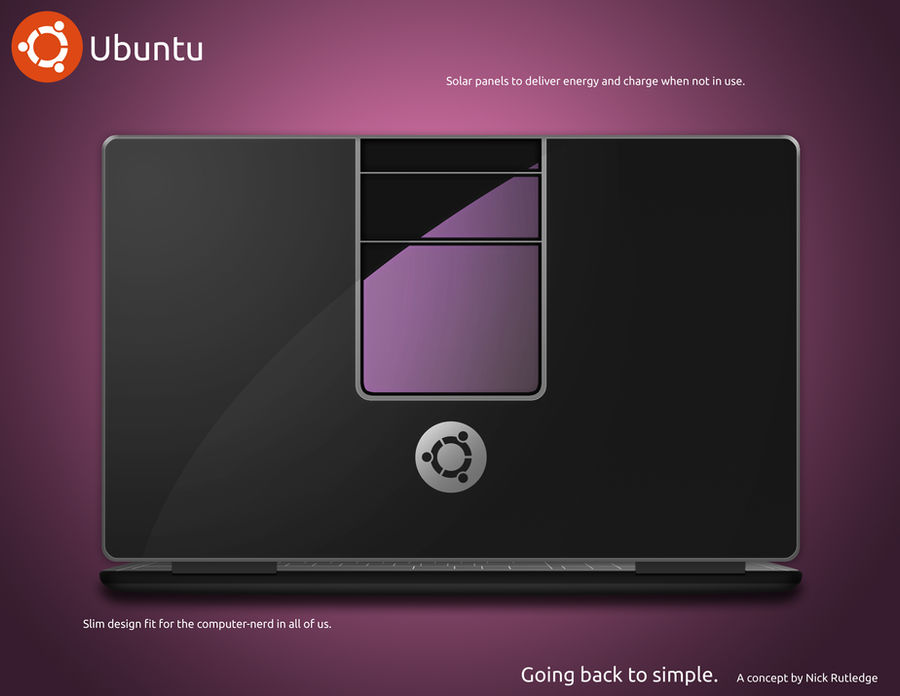 Ubuntu Laptop Concept Back by eldron2323 on DeviantArt