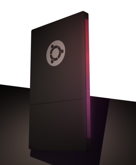 Ubuntu Mobile Phone V3 3D Render