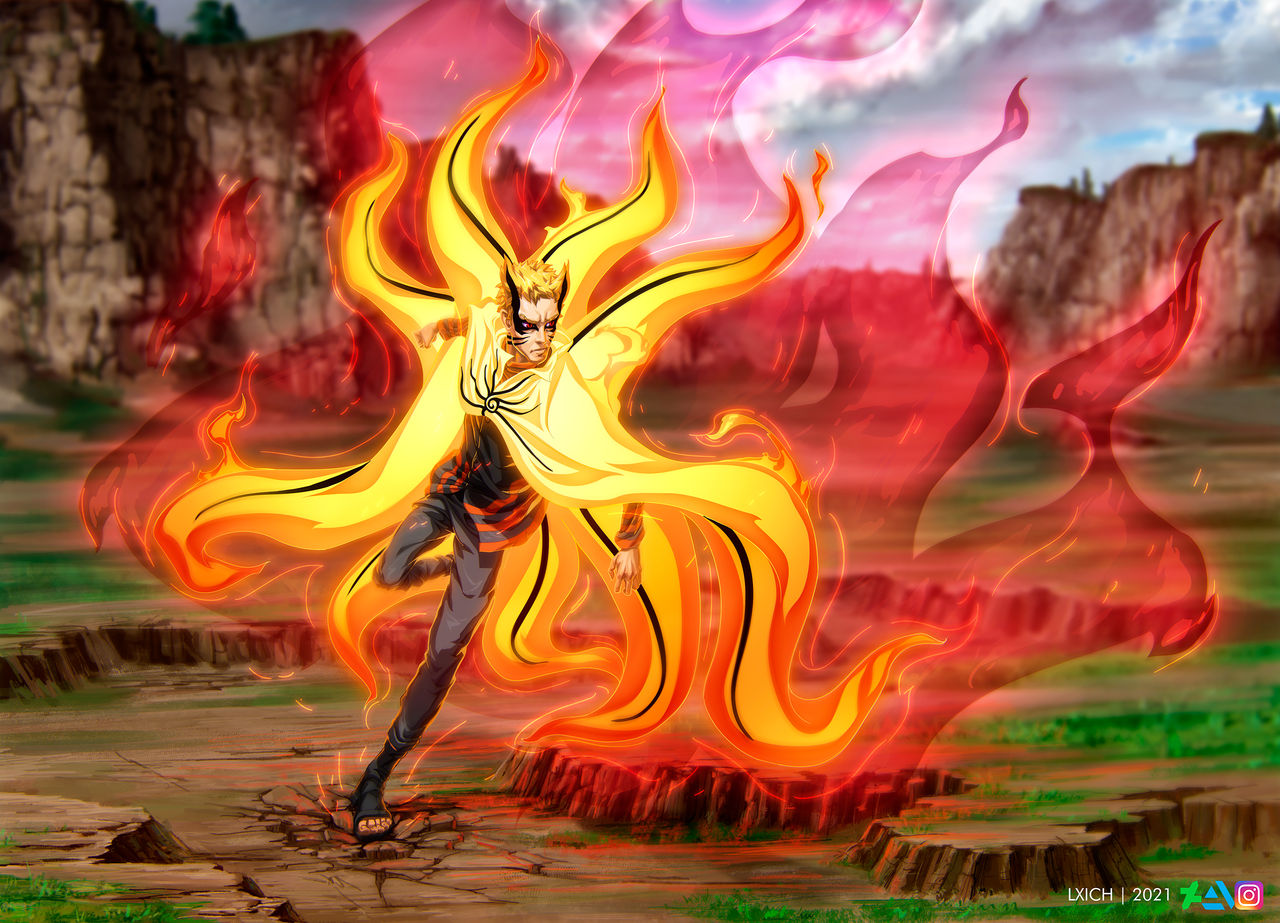 Naruto Baryon Mode by Lxich on DeviantArt