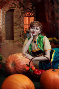 Autumn cozy dream - Frozen Fever Anna cosplay