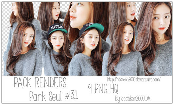 PACK PNG #31: Park Seul