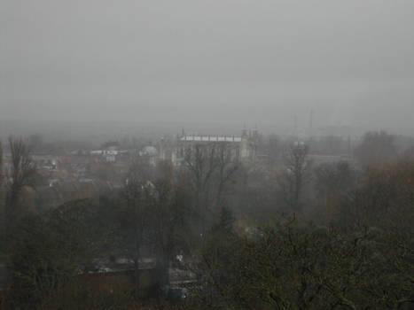 Foggy Distant Castle