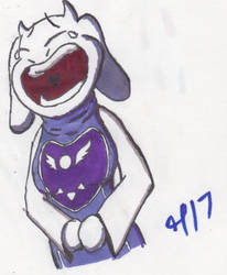 Toriel Laughing