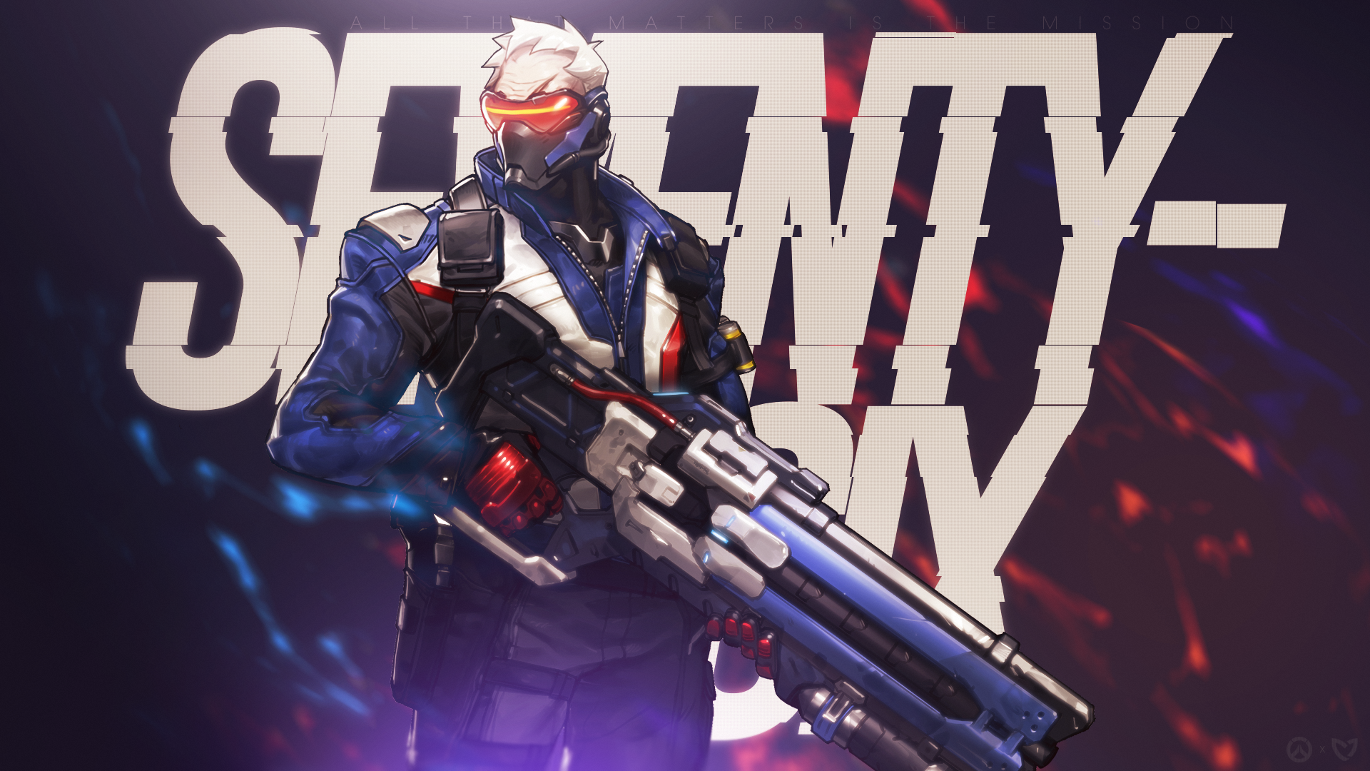 Overwatch - Soldier: 76 Wallpaper