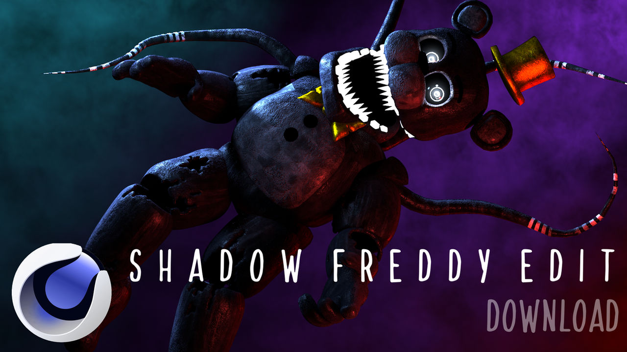 FNaF MOVIE Shadow Freddy Blender Model --- by Milanesarda48 on
