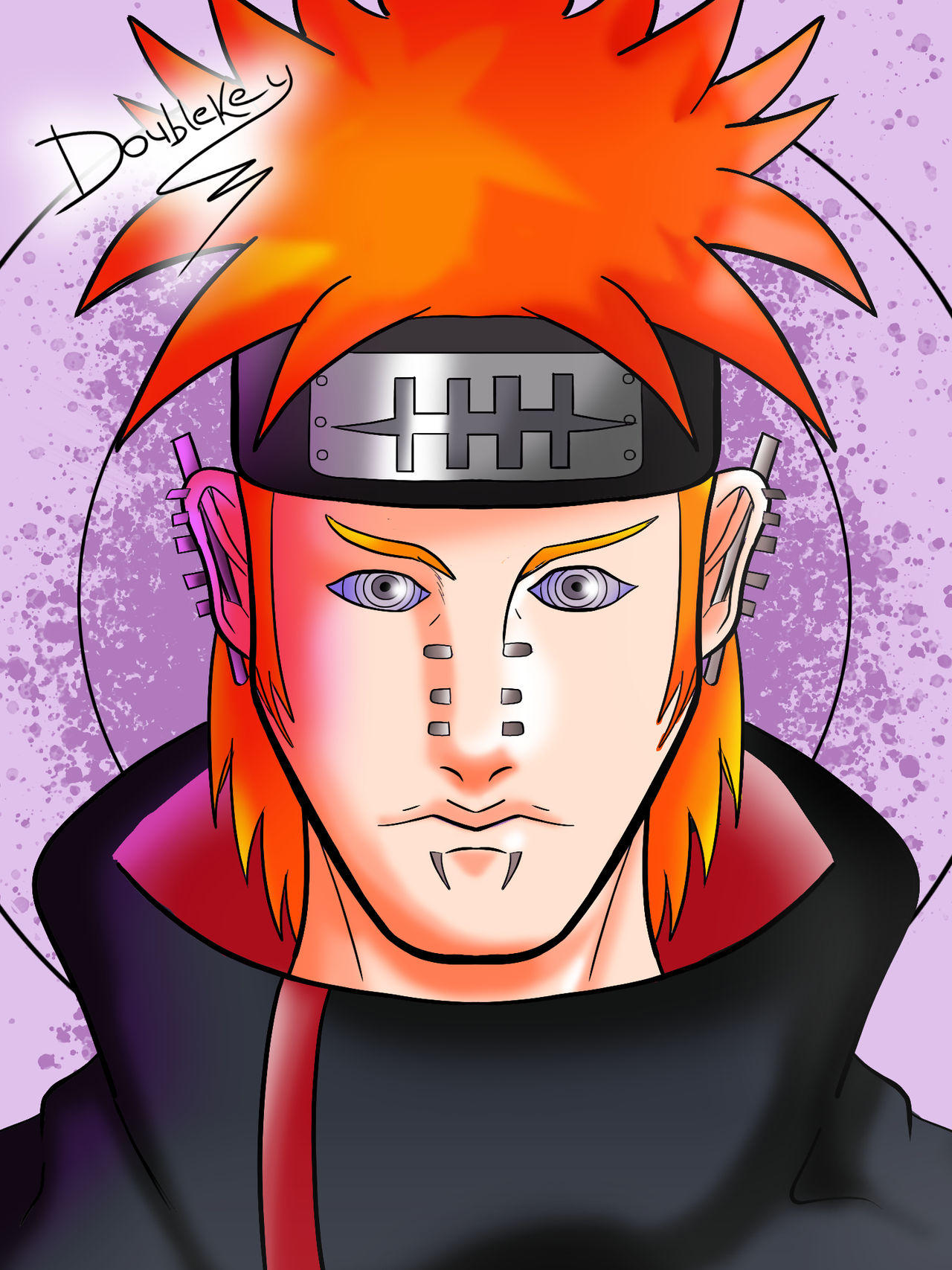 Naruto Pain fanart by TheDoublekey on DeviantArt
