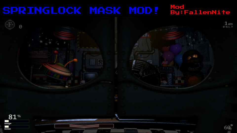 (FNaF UCN) Springlock Mask Mod by FallenNite on DeviantArt