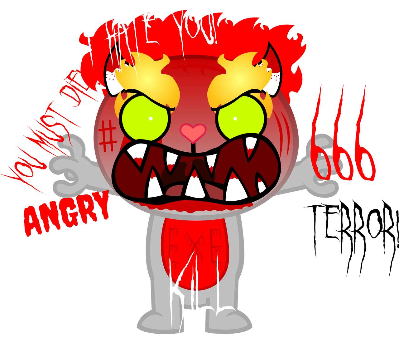 HTF Base.EXE Buttons E (Jumpscare) by XxneonisawesomexX on DeviantArt